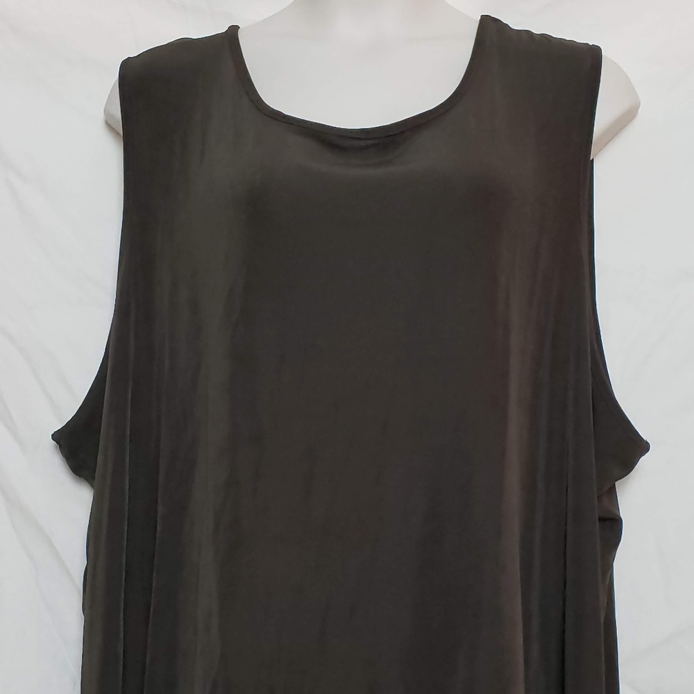 Black Stretch Tank Top (5X - 34/36W)